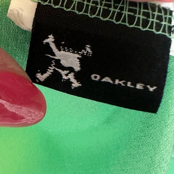 Oakley Men's Color Block Shade Polo Shirt, Trifoil Green XL - Picture 5 of 9